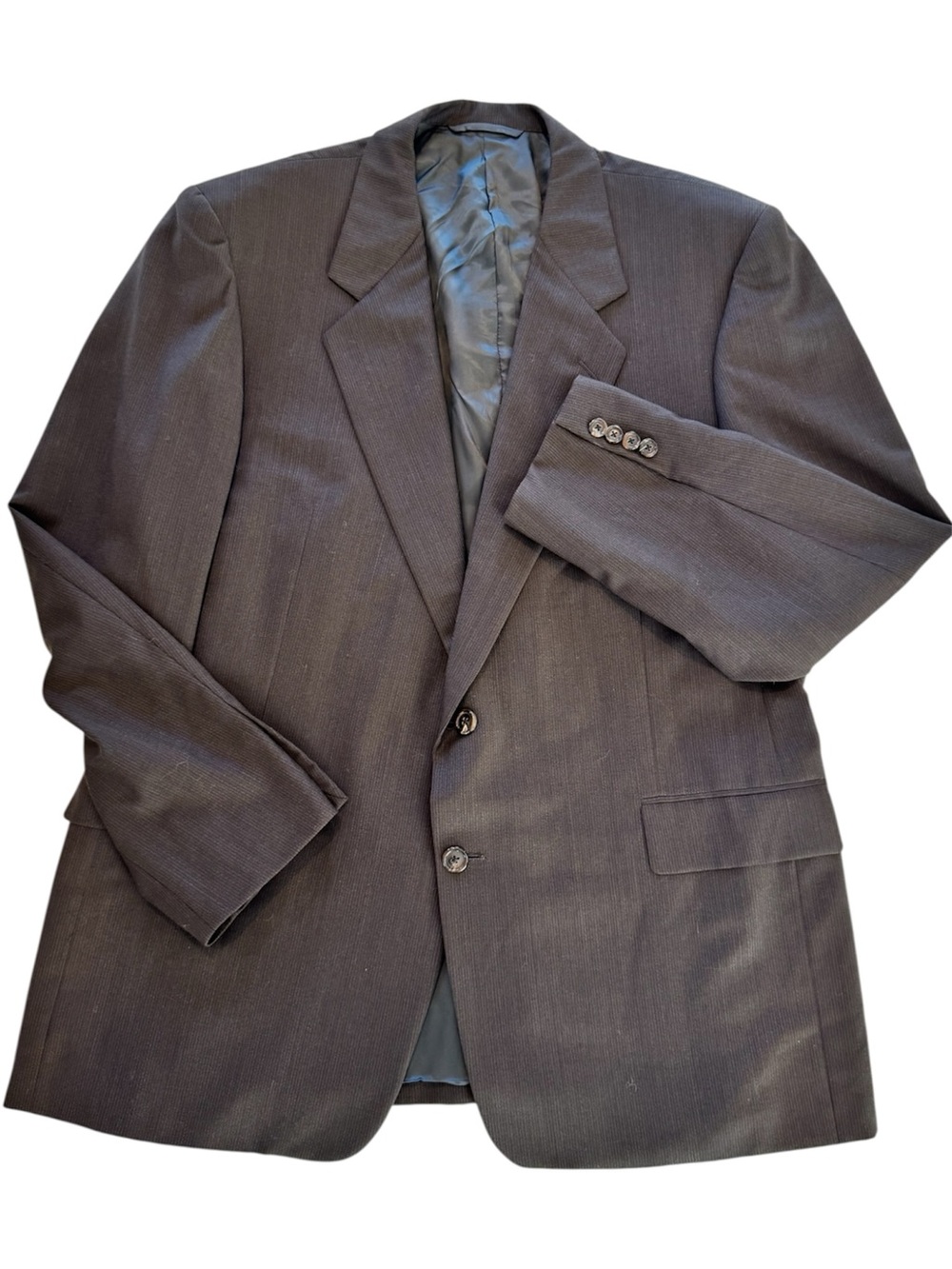 Hickey Freeman Blazer Men’s 46R Wool/Cashmere Blend Brown Single Breasted